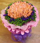 99 pink rose bouquet